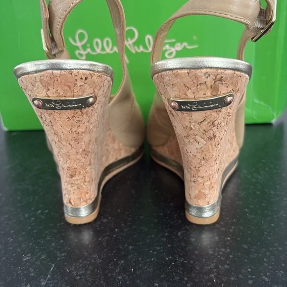 Lilly Pulitzer Kristin Wedge 9.5M NIB - Picture 4 of 4